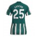 Tanie Strój piłkarski Manchester United Jadon Sancho #25 Koszulka Wyjazdowej dla damskie 2023-24 Krótkie Rękawy